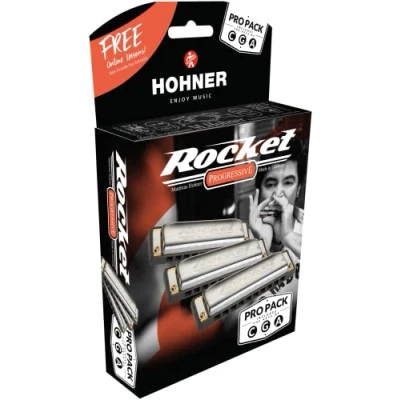 Imagen de HOHNER Armónica Rocket, C/G/A ProPack