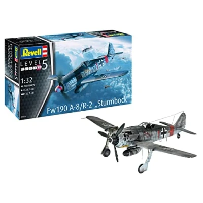 Imagen de Revell Fw190 A 8/R 2 Sturmbock, Escala 1:32 BMW Kit de Modelos plástico, Multicolor, 1/32 (Revell 03874 3874)