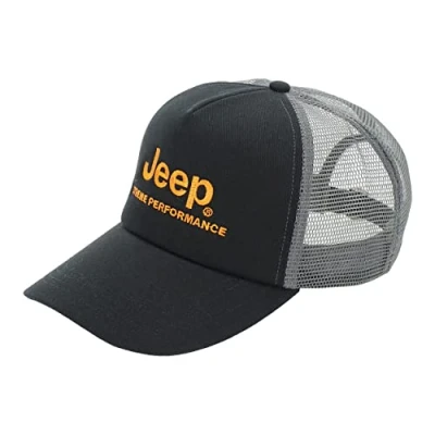 Imagen de JEEP O102630 B968 XP Man Mesh Cap Xtreme Performance Embroidery JX22A Hombre Black/Sun Orange Uni