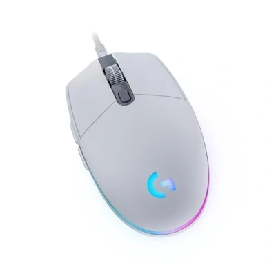 Imagen de Ratón gaming Logitech G G203, Con cable, 8000DPI, Botones personalizables, RGB Lightsync, Memoria integrada, Blanco