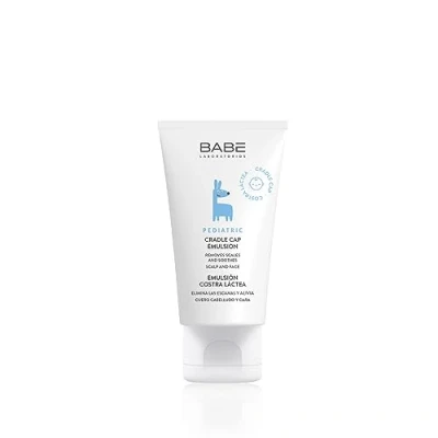 Imagen de LABORATORIOS BABÉ Emulsión Costra Láctea 50 ml Tratamiento Suave y Eficaz para Bebés Crema Emoliente de Textura Ligera No Grasa que Elimina la Descamación Manera Respetuosa Farmacia