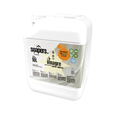 Imagen de SOAPERS Vinagre de Limpieza Concentrado, 100% Natural, Limpiador Multiusos Potente para el Hogar (10 L)