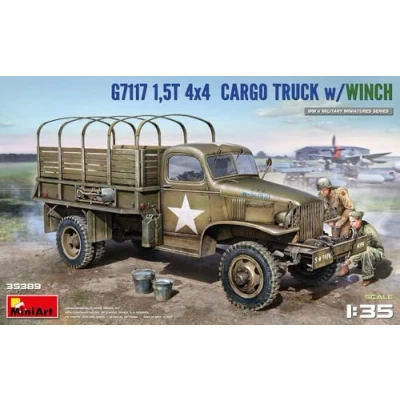 Imagen de MiniArt MIN35389 1:35 1.5t 4x4 G7117 Camión de Carga con Kit Modelo Escala, sin Pintar