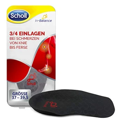 Imagen de Scholl In Balance 3/4 Plantillas para aliviar el dolor desde la rodilla hasta talón Größe: 37 39.5