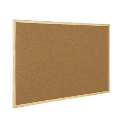 Imagen de Q Connect Cork Board Tablero de mensajes (90 x 120 cm), marrón