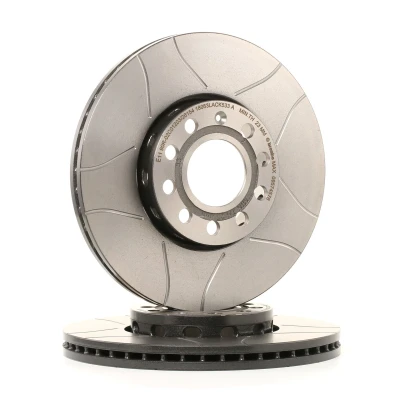 Imagen de BREMBO MAX LINE 09.5745.76 Disco de freno 288 25 5 ventilación interna, ranurado revestido altamente carbonizado con tornillos AUDI: A4 B6 Avant