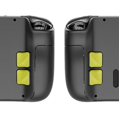 Imagen de Skull &amp; Co. Back Button Enhancement Set for Steam Deck, Handle Grip Pads Improvement Protection Kit Deck Neon Yellow, 4pcs