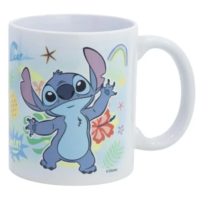 Imagen de Taza de cerámica sublimación 325 ml en caja regalo Stitch