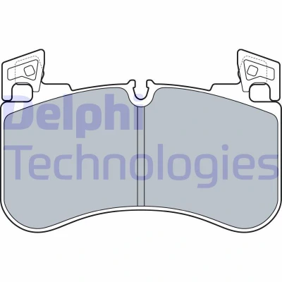 Imagen de DELPHI LP3540 Juego de pastillas freno preparado para indicador desgaste Chapa antichirridos sin accesorios LAND ROVER: Range Rover Sport