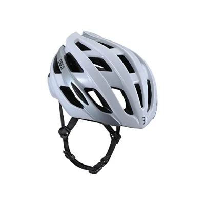 Imagen de BBB Cycling Casco ligero de bicicleta unisex, especialmente diseñado para ciclismo en carretera. Aerodinámico, con 21 entradas aire Modelo BHE 151 Blanco brillante M (54 58 cm)