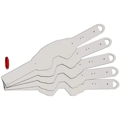 Imagen de SeeCle Lentes de velcro ecológicas (E.T.O.S.) compatibles con gafas/máscara cross Ethen Zerosei GP/Basic/Evolution Kit 50 unidades