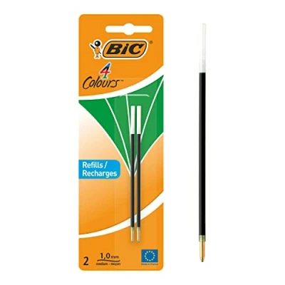 Imagen de BIC 929 250 4colours pluma recarga, 1 mm, Blister de 2 piezas, verde