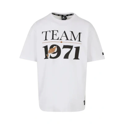 Imagen de Starter Herren TEAM 1971 Oversize TEE Camiseta estampada, Hombre, Talla: XL, White