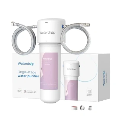 Imagen de Waterdrop WD BFU2, Filtro de Agua para el Baño Cuidado Facial, Reduce Cloro, la Escama en Agua, Enrojecimiento y Irritación Piel, Filtración 4 Etapas
