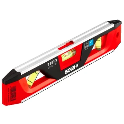 Imagen de SOLA TPRO Nivel de torpedo, 9 pulgadas, magnético, negro/rojo