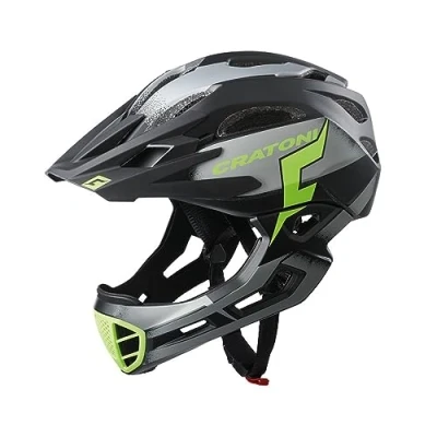 Imagen de Cratoni Casco C Maniac Pro MTB NEG/Lima MA.T.58 61, Adultos Unisex, Multicolor (Multicolor)