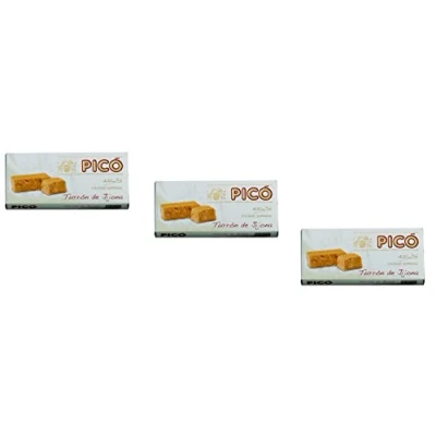 Imagen de Picó Pack incluye 3 Turron de Jijona blando Almendras Calidad Suprema 200gr (Sin Gluten)