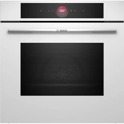 Imagen de BOSCH Horno Multifunción, 60 cm, Serie 8, Electrónica TFT TouchControl, AirFry, Función Assist, Home Connect, Pirólisis, Blanco, HBG7741W1