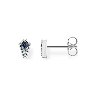 Imagen de THOMAS Sabo H2210 667 1 Royalty Pendientes de plata ley 925 con piedras, 0,7cm, Plata, Circonia cúbica