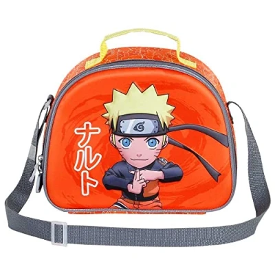 Imagen de Karactermania Anime &amp; Manga 3D Lunch Bandolera Naruto orange para niños, Talla: One Size,