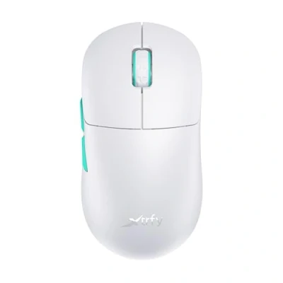 Imagen de Xtrfy M8 Wireless, Ratón Gaming Inalámbrico Ultraligero, Optimizado para eSports, Radiofrecuencia 2,4 GHz, Parte Frontal Extrabaja Mayor Precisión, Recargable, Blanco