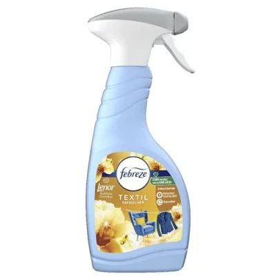Imagen de Febreze Ambientador textil (500 ml) Lenor orquídea, spray elimina los olores y deja un aroma fresco