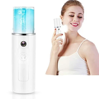 Imagen de Pulverizador De Niebla Hidratante Facial, 20 Ml USB Portátil Nano Spray Atomización, Mini Facial Mist Sprayer, para Hogar Oficina Exterior, Belleza, Maquillaje