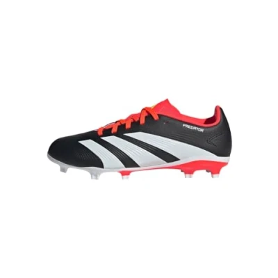 Imagen de adidas Performance Predator League FG Unisex Botas de fútbol con tacos para niños, Talla: 36, Core black/footwear white/solar red Zapatos