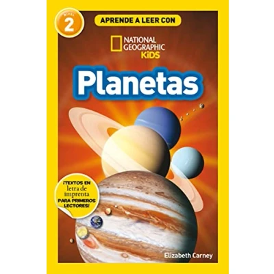 Imagen de Aprende a leer con National Geographic (Nivel 2) Planetas: ¡Textos en letra de imprenta para primeros lectores! (National Kids)