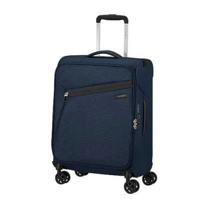 Imagen de Samsonite Litebeam Upright S, Equipaje de Mano, Spinner 55 cm, Azul (Midnight Blue)