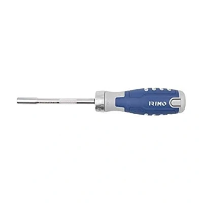 Imagen de DESTORNILLADOR DE CARRACA CON COMPARTIMENTO PARA 12 PUNTAS 1/4&quot; 475R 1/4 110 IRIMO