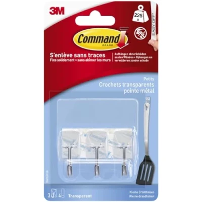 Imagen de Command 17067CLR Gancho con Clavos, Acero Inoxidable, Medium
