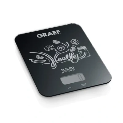 Imagen de Graef KS202EU Báscula digital de cocina, color negro