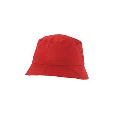 Imagen de eBuyGB Sombrero de Pescador Unisex, 100% algodón, Hombre, Sombrero, 12899, Rojo, Talla única