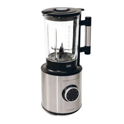 Imagen de Batidora de vaso Cecotec Grand Katana 2700MAX Total Destroy B, 1800W, 1.8 l, 8 cuchillas, 5 veloc, Jarra termoresistente, Apto lavavajillas, Black