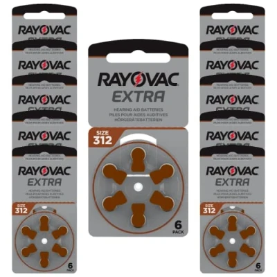 Imagen de Rayovac 312 Baterías para audífonos con nueva tecnología Sound Fusion Puretone Ltd