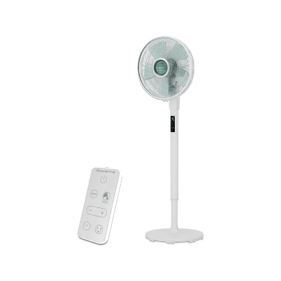 Imagen de Ventilador de pie Rowenta Turbo Silence Extreme VU5890, 34 W, 1.45 m, 68.5 m3/min, 16 Velocidades, Temporizador, Control Remoto, Silencioso, Blanco