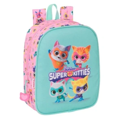 Imagen de Safta SUPERKITTIES Mochila Infantil, Niño, Escolar, Adaptable a Carro, Ideal para Guardería, Cómoda y Versátil, Calidad Resistencia, 22x10x27 cm