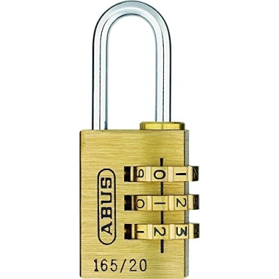 Imagen de Abus 35018 Candado de combinación (latón, 30 mm, moderno)