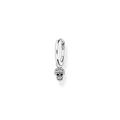 Imagen de Thomas Sabo Pendiente de Aro con Abalorio, en Plata Calavera