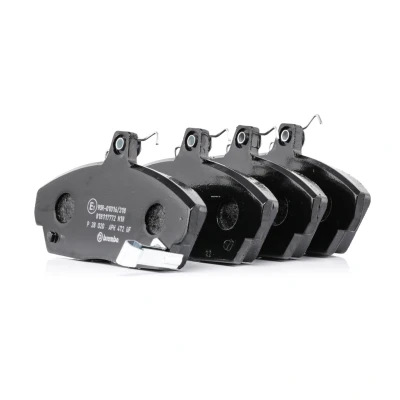 Imagen de BREMBO P 28 020 Juego de pastillas freno con avisador acústico desgaste tornillos pinza accesorios HONDA: CIVIC 7 Hatchback