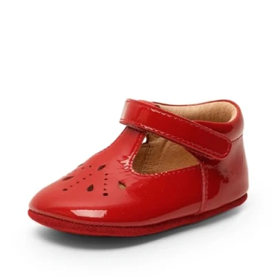 Imagen de Bisgaard Bloom Zapatos de bebé para niños, Talla: 21, Red patent