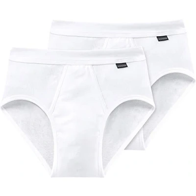 Imagen de Schiesser Lencería para hombre, pack de 2, Blanco, X Large