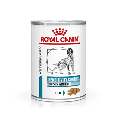 Imagen de Royal Canin Veterinary Sensitivity Control Mousse 12 x 410 g Alimento dietético completo Para perros favorecer la digestión y las alergias alimentarias