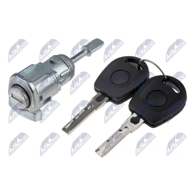 Imagen de NTY EZC VW 568 Cilindro de Cerradura Puerta vehículo, Delante, izquierda VOLKSWAGEN: Fox Hatchback, Polo IV Hatchback