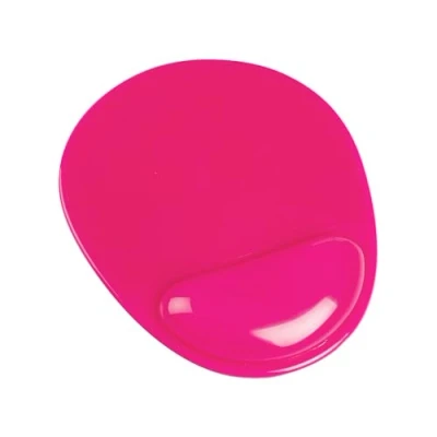 Imagen de Q Connect Alfombrilla para Raton REPOSAMUÐECAS DE Gel PVC Color Rosa 210X245X20 MM