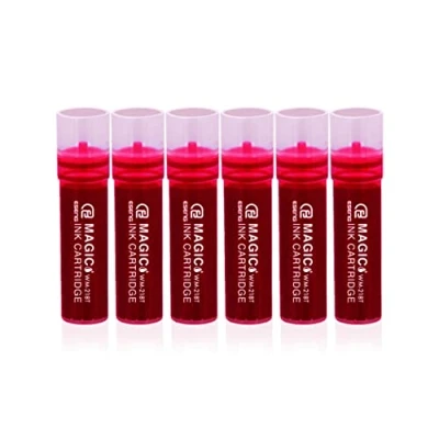 Imagen de ESENG® Cartucho de tinta para marcadores pizarra Magic WM 218T (6x Rojo)