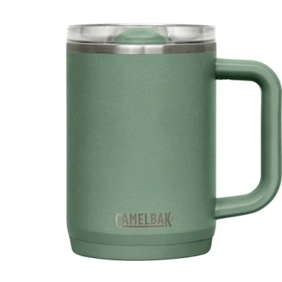 Imagen de CAMELBAK Taza Thrive, aislada, de acero inoxidable, Vasos y tazas, Musgo, 475 ml