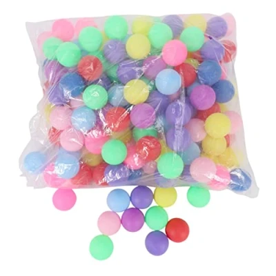 Imagen de iFutniew Juego de 150 pelotas ping pong colores 40 mm para entretenimiento, tenis mesa mixtos