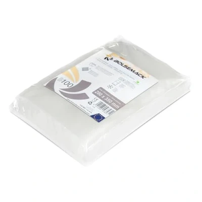 Imagen de Bolsa para envasado al vacio 280x350 mm. gofrada (100 Unidades) Todo Tipo de envasadora doméstica, Foodsaver, Lacor, Caso, tre Spade, etc.